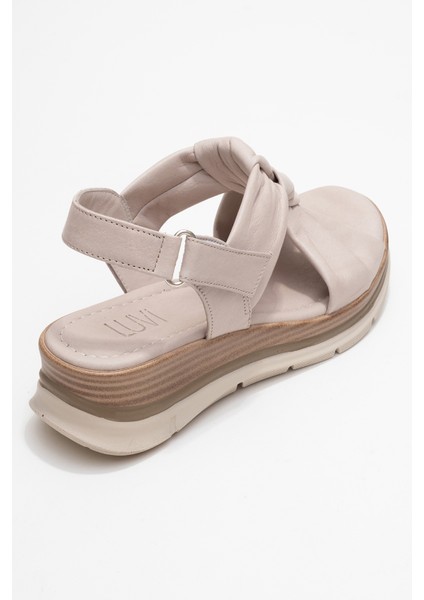 Oara Taş Cilt Hakiki Deri Kadın Sandalet indirimleri