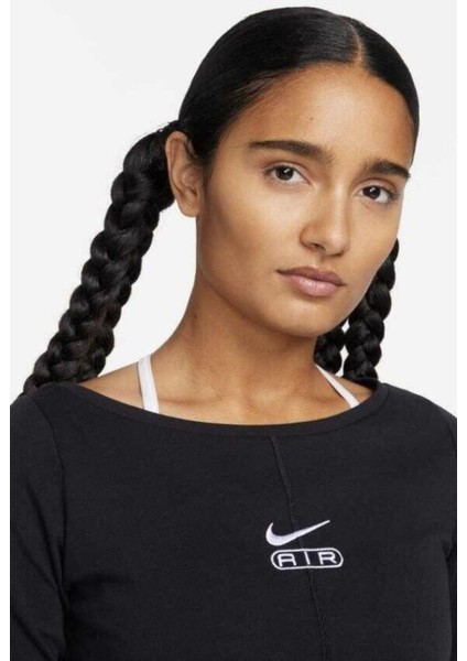 Air Ls Top Kadın Siyah Sweatshirt fiyatları