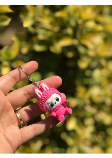 🐰 Sevimli Labubu Anahtarlık - 4 Renk Seçeneğiyle!