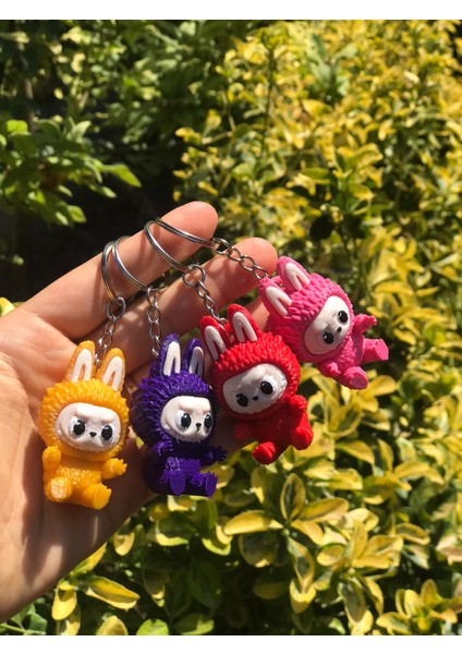 🐰 Sevimli Labubu Anahtarlık - 4 Renk Seçeneğiyle! fiyatları