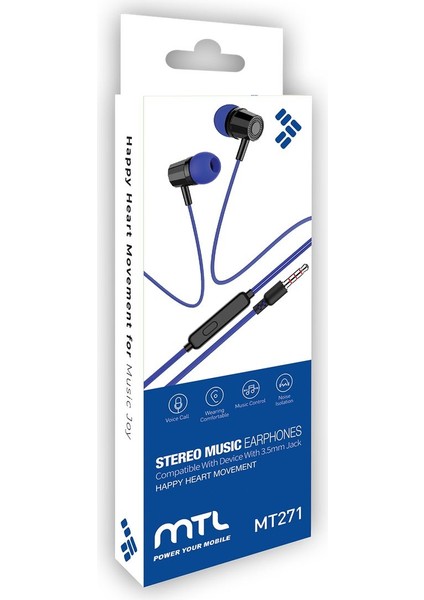 Reno7 Z 5g Uyumlu Tak Çalıştır Stero 3.5mm Jack Kulaklık MT-A271 fiyatları