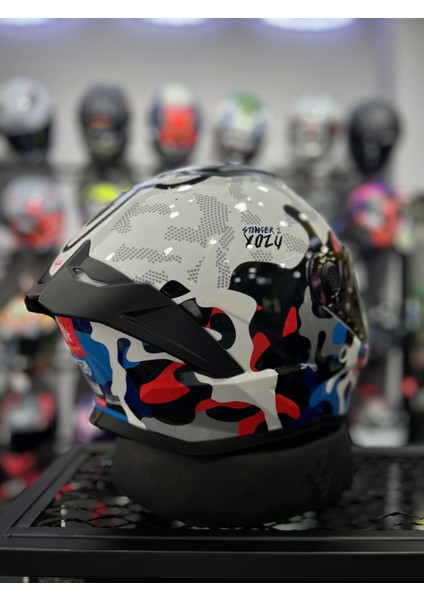 Helmets Stinger 2 Yozu Iridyum Vizörlü (+1 Şeffaf Vizör) indirimleri