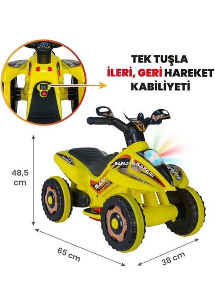 Çılgın Arazi Fast Kamarot Akülü Atv 6V