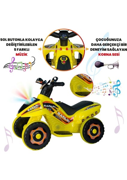 Çılgın Arazi Fast Kamarot Akülü Atv 6V indirimleri