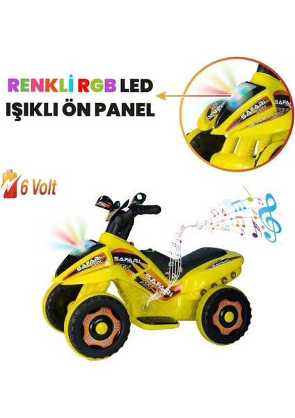 Çılgın Arazi Fast Kamarot Akülü Atv 6V