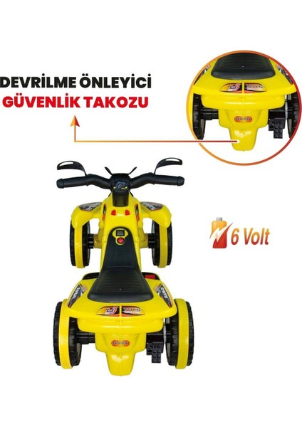 Çılgın Arazi Fast Kamarot Akülü Atv 6V