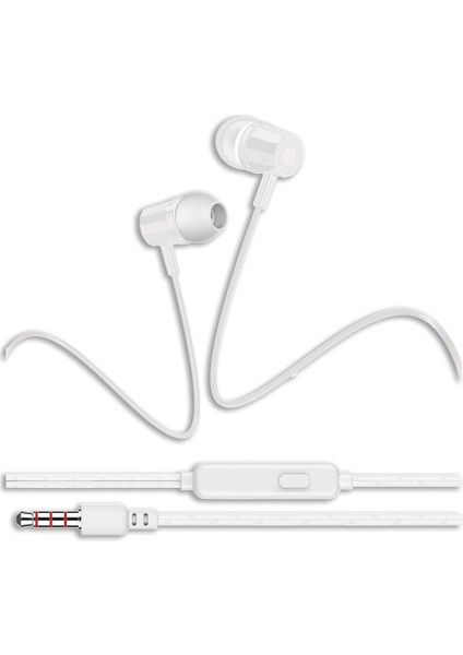 iPhone 5s Uyumlu Tak Çalıştır Stero 3.5mm Jack Kulaklık MT-A271