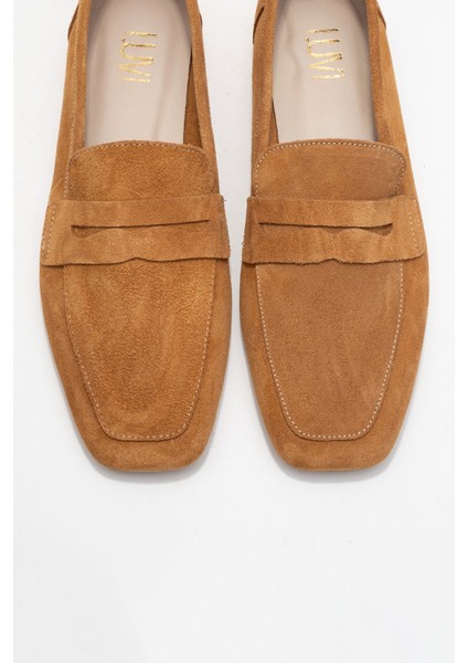 Morne Taba Süet Hakiki Deri Kadın Loafer Ayakkabı fiyatları