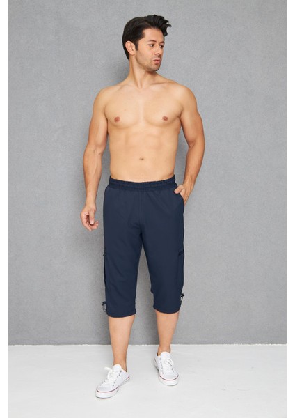 Erkek Kargo Cepli Micro Deniz Kapri Lacivert 2665-L fırsatları