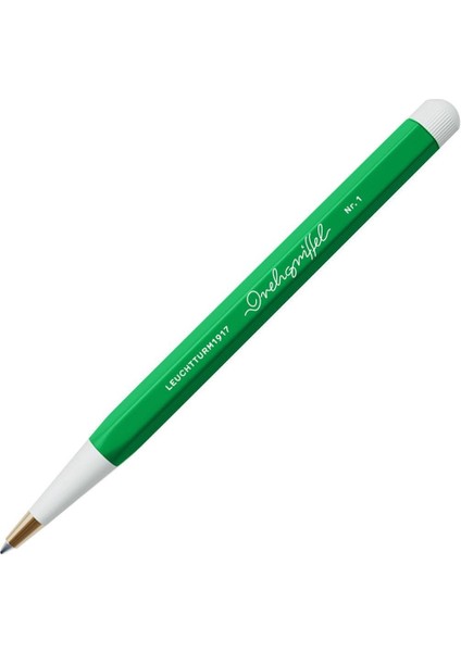 LEUCHTTURM1917 Drehgriffel Nr. 1, Siyah Mürekkepli Jel Kalem, Spring Leaf