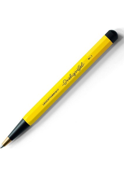 x Bauhaus Edition Drehgriffel Yellow / Black Ballpoint Pen Tükenmez Kalem 366204