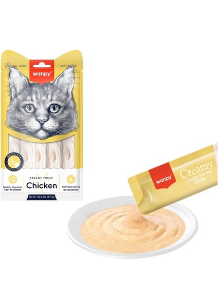 Sıvı Tavuklu Kedi Ödülü 5 x 14 gr