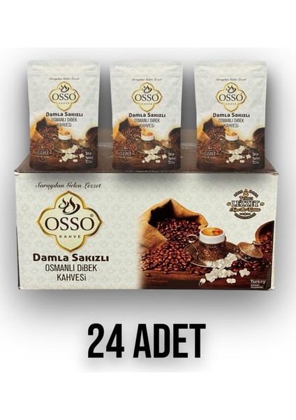 Damla Sakızlı Osmanlı Dibek KAHVESİ(24x200=4800gr)