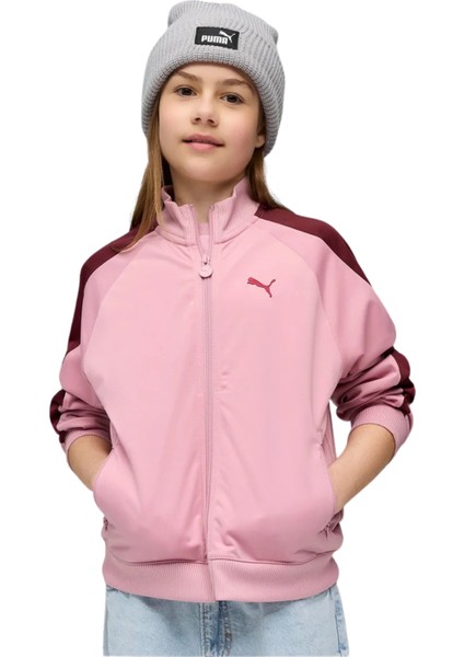 T7 Pembe Genç Spor Ceket (7–16 Yaş) 62989865