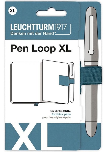 Leuchttrum 1917 Pen Loop XL Kalem Tutucu Stone Blue 366147