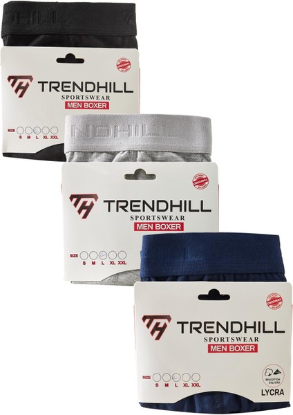 Erkek 3'li Pamuklu Likralı Esnek Kumaş Boxer Set 7811-3 fiyatları