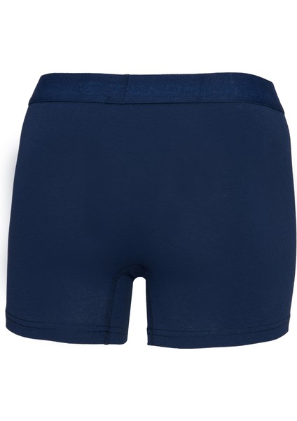 Erkek Pamuklu Likralı Esnek Kumaş Boxer Lacivert 7811-L fiyatları