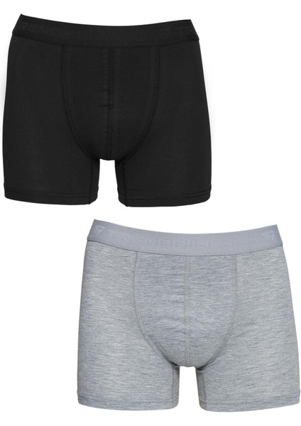 Erkek 2'li Pamuklu Likralı Esnek Kumaş Boxer Set 7811-2 modelleri