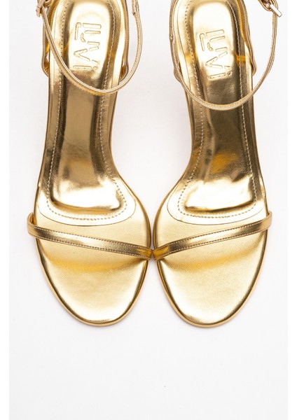 Jasmin Altın Cilt Tek Bantlı Kadın Topuklu Ayakkabı fiyatları
