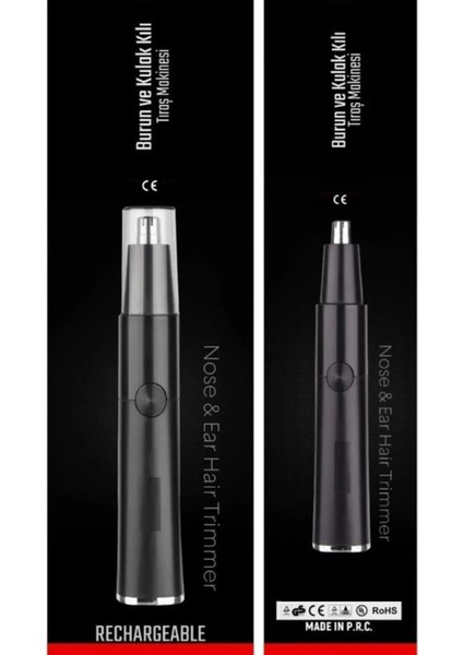 Siyah Burun ve Kulak Temizleme Aleti Erkek Bakım