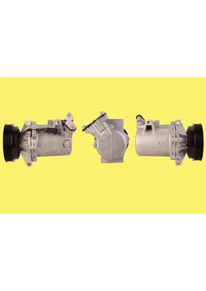 8201025121 Klıma Kompresoru Mgn Iıı-Fluence 1.6 16V 10 110PS 81KW K4M 838-K4M 839 -Fluence 1.5dcı K9K-LOGAN 1.5dcı 10 Lodgy 1.5dcı-1.6 12 Sandero 1.5dcı 08 Kasnak 125MM