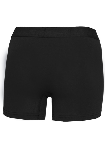 Erkek Pamuklu Likralı Esnek Kumaş Boxer Siyah 7811-S fiyatları