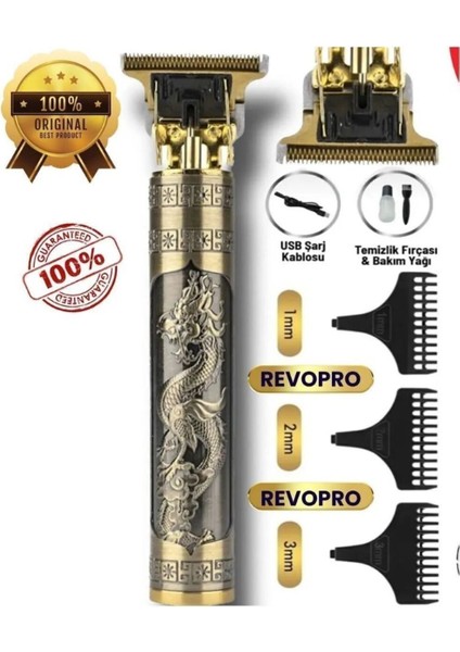 Usb'li Profesyonel Çelik Gövdeli Tıraş Makinesi