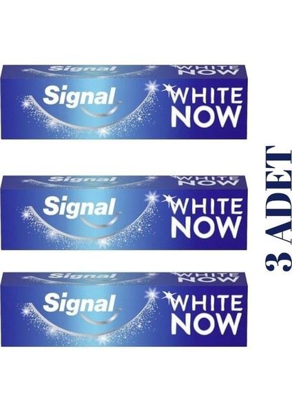 White Now 75 ml x 3 Adet