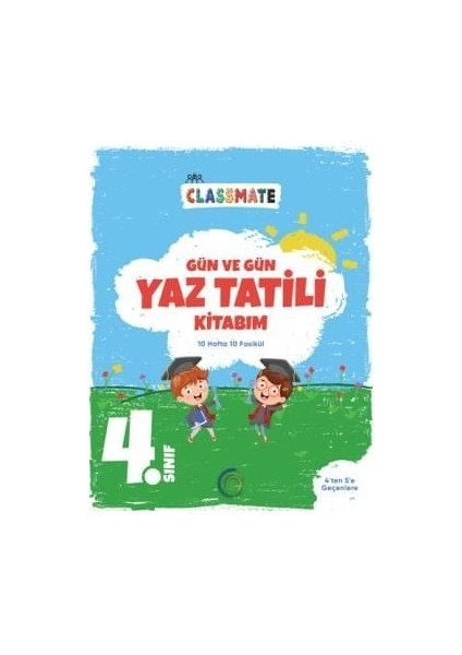 Okyanus 4. Sınıf Classmate Gün ve Gün Yaz Tatil Kitabım Okyanus Yayınları