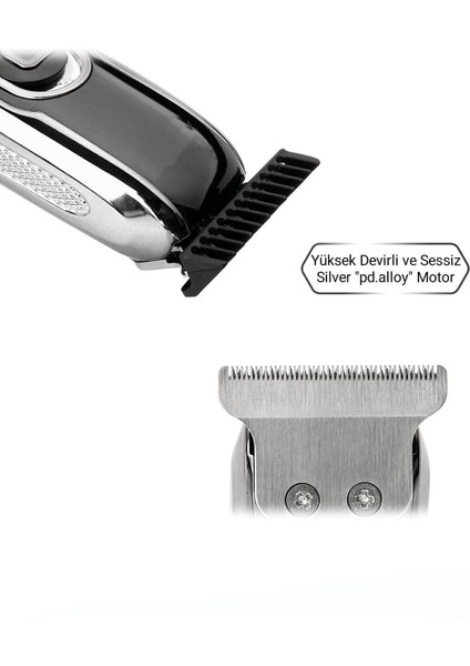 Şarjlı Profesyonel Saç Sakal Ense Tıraş Makinesi, Tüy Kısaltıcı, Siyah fırsatları