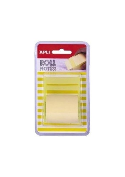 Kendinden Yapışkanlı Rulo Post It 50 mm x 8 M Sarı
