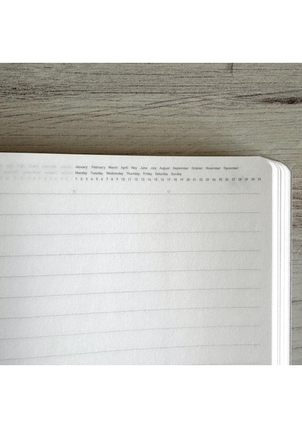 365 Days Notebook A5 Çizgili Japon Defteri Red Kırmızı indirimleri