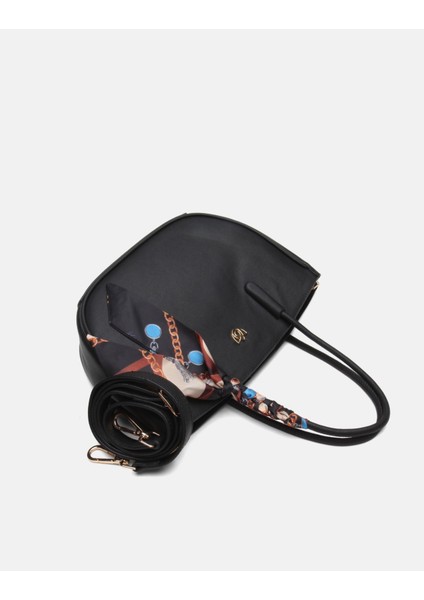 Nisa Eşarplı Kadın Çantası Siyah modelleri