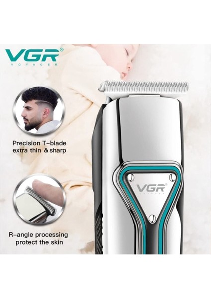 Gümüş Fonksiyonlu Tıraş Makinesi, Saç ve Vücut