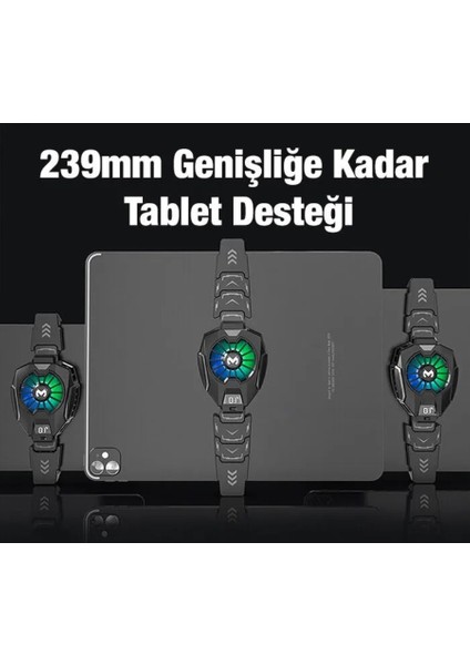 Memo DL05T Dijital Göstergeli Tablet Soğutucu Gamer Oyuncu Radyatör Soğutma Fanı indirimleri