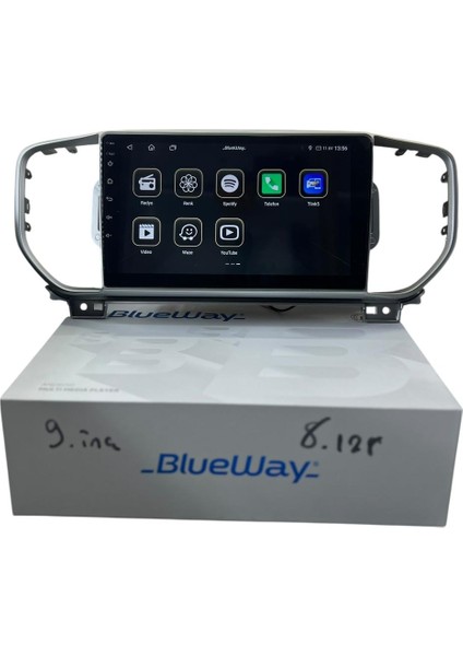 Kia Sportage 2018-2021 Blueway 8-128 Tam Profesyonel Oem Multimedia modelleri