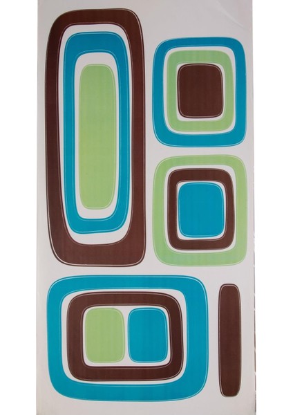 Defter Sticker,laptop Sticker Kareli Mavi,yeşil Desen Pvc 61X30X0,5CM modelleri