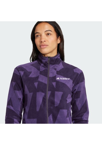 TERREX JN0996 Terrex Multi Printed Full-Zip Fleece Jacket fırsatları