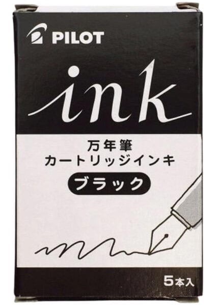 5'li Dolma Kalem Kartuşu Siyah