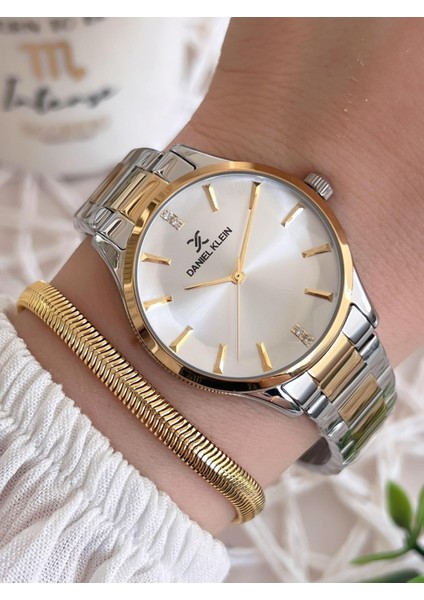 Çelik Kordon 3 Atm Suya Dayanıklı Özel Tasarım Kadın Kol Saat+Bileklik VS.BLKT.0491