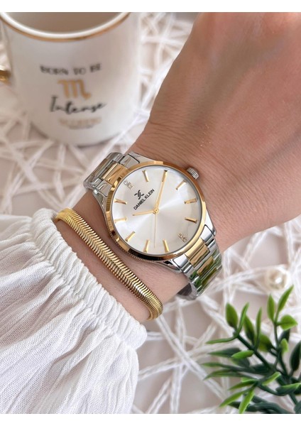 Çelik Kordon 3 Atm Suya Dayanıklı Özel Tasarım Kadın Kol Saat+Bileklik VS.BLKT.0491 fiyatları