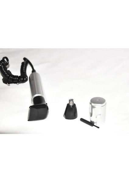 Şarjlı Fonksiyonlu Sakal, Burun, Kulak ve Saç Kesme Cihazı Gümüş modelleri