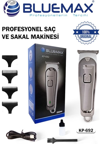 Güçlü ve Yönlü Tıraş Makinesi, Saç, Sakal ve Vücut Kullanımı