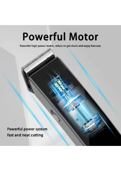 Siyah Profesyonel Saç Kesme Makinesi, Hızlı ve Kolay Kullanım indirimleri