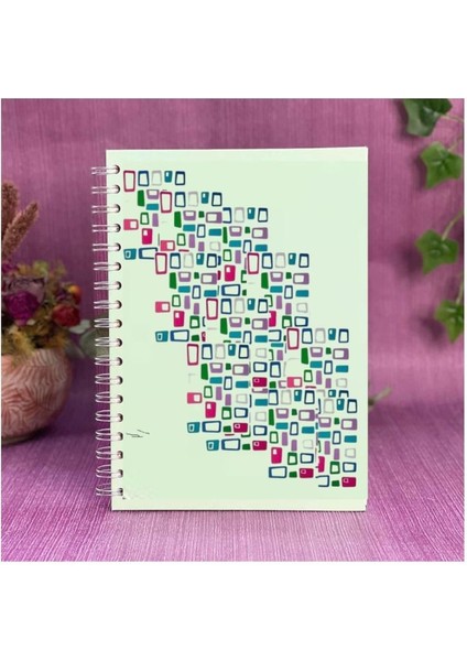 Defter Sticker,laptop Sticker Renkli Kareli Pvc 48X33X0,5CM fiyatları