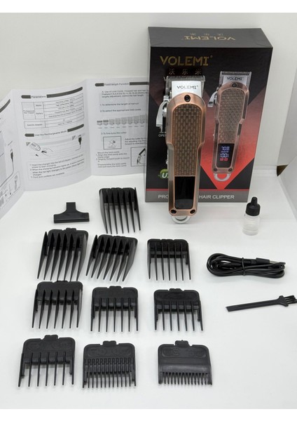 Profesyonel Fonksiyonlu Saç, Sakal, Vücut Tıraş Makinesi, Metalik Tasarım fiyatları