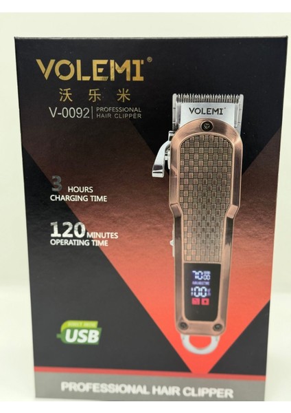 Profesyonel Fonksiyonlu Saç, Sakal, Vücut Tıraş Makinesi, Metalik Tasarım modelleri