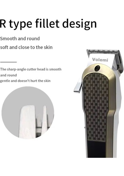 Profesyonel Fonksiyonlu Saç, Sakal, Vücut Tıraş Makinesi, Metalik Tasarım indirimleri