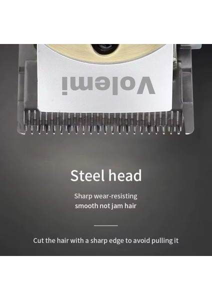 Profesyonel Fonksiyonlu Saç, Sakal, Vücut Tıraş Makinesi, Metalik Tasarım