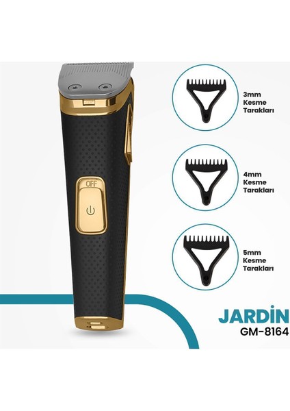 Paslanmaz Çelik Fonksiyonlu Saç ve Sakal Şekillendirme Cihazı Siyah